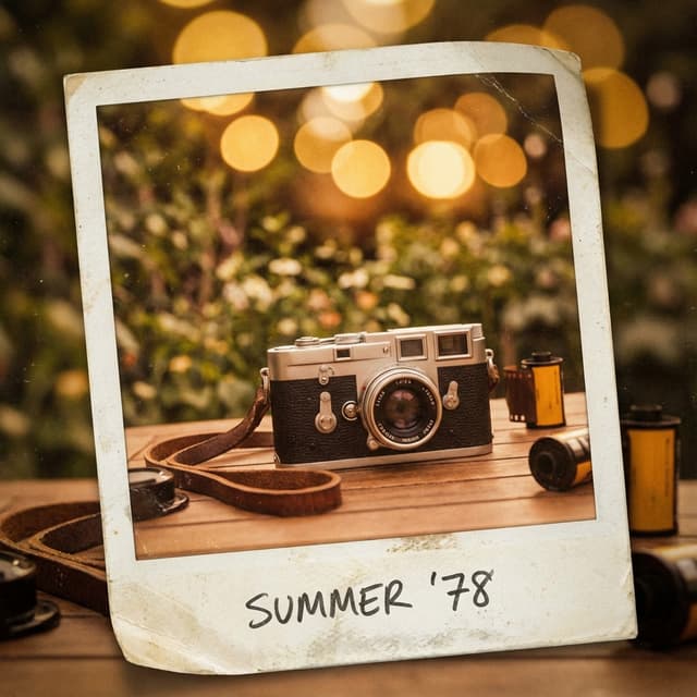 Photography - vintage camera with bokeh