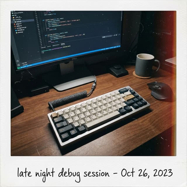 Tech - mechanical keyboard and code