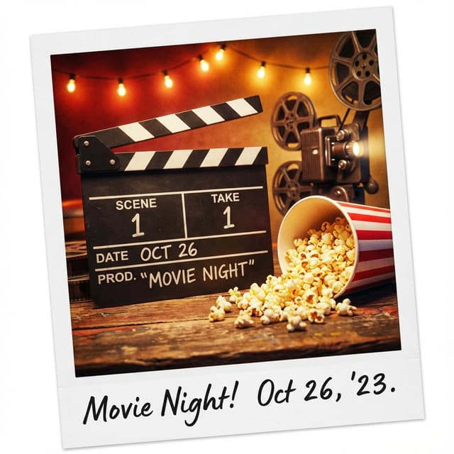 Movies - cinema and popcorn